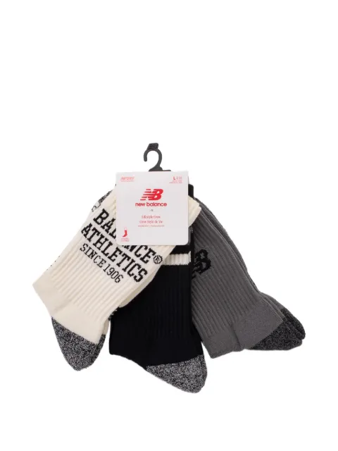 New Balance graphic socks (set of three)