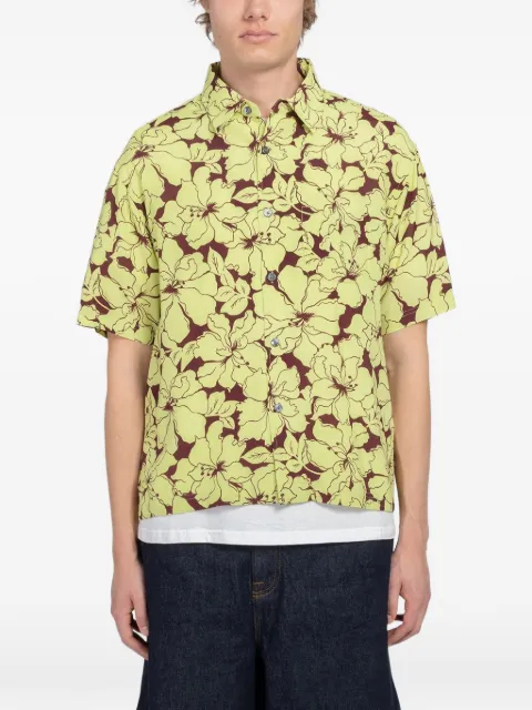 Stüssy floral-detail buttoned shirt