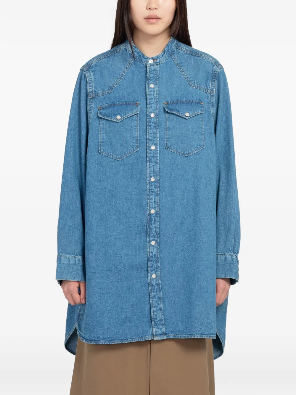 Filippa K Western shirt dress - Blu