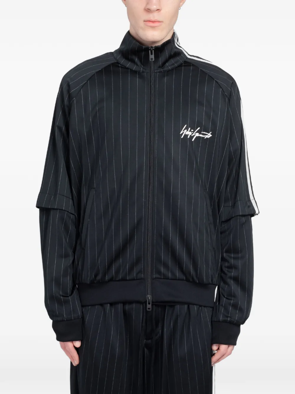 adidas Y-3 Basketball pinstripe sweatshirt - Nero