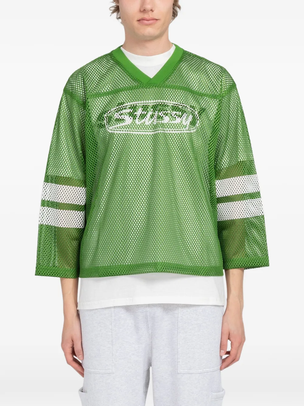 Stüssy Trucker Team T-shirt - Verde