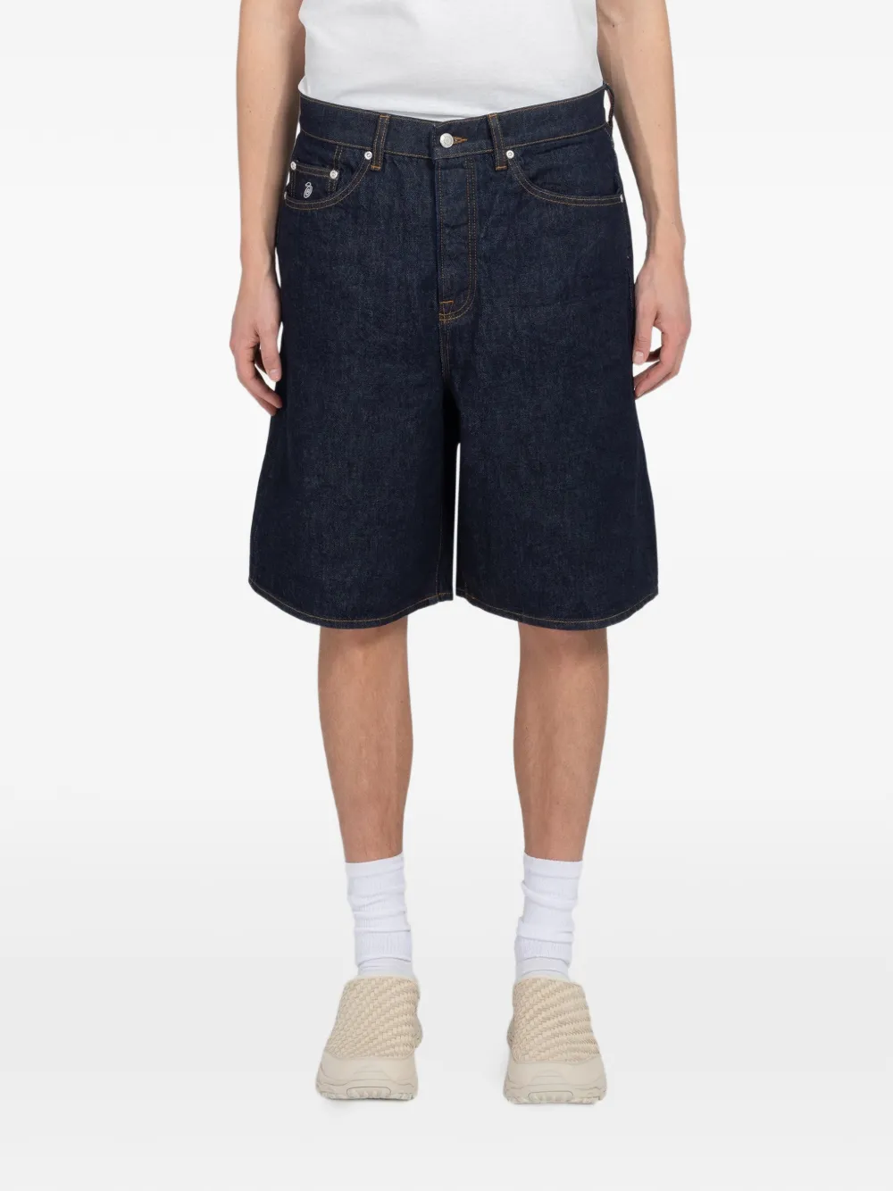 Stüssy Big Ol denim shorts - Blu