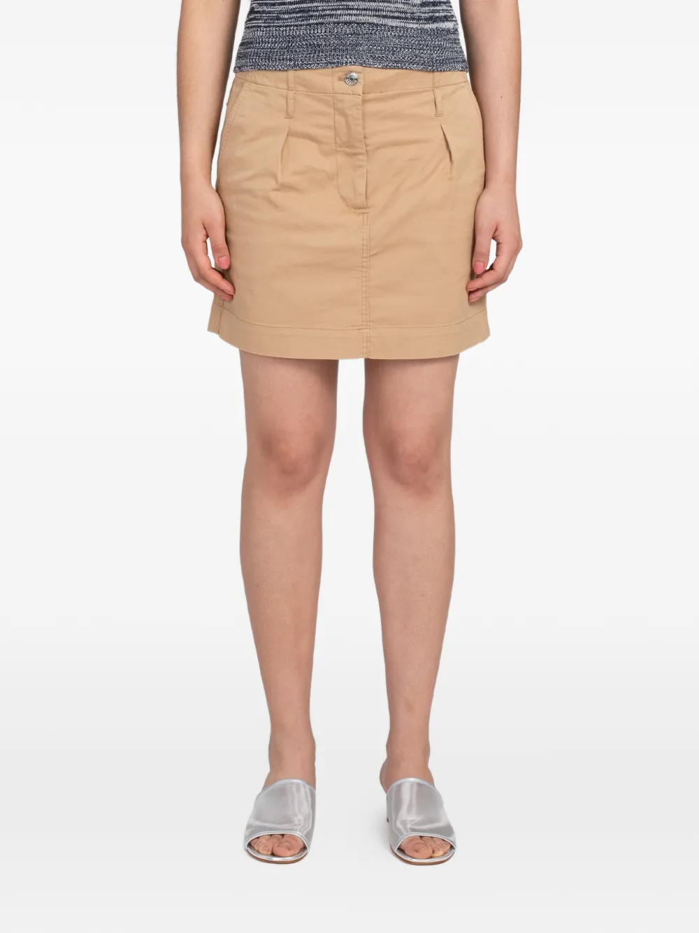 SAMSOE SAMSOE Salix pleated skirt - Neutrals