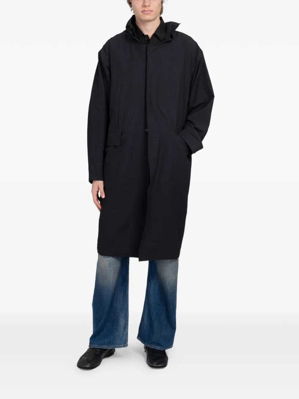 OUR LEGACY Shower parka met capuchon Zwart