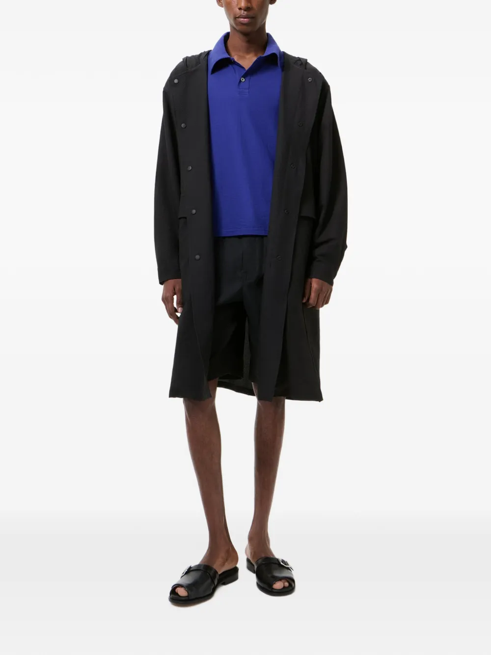 OUR LEGACY Shower parka met capuchon Zwart