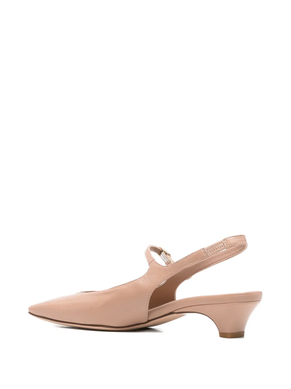 lorena paggi Leren slingback pumps Beige