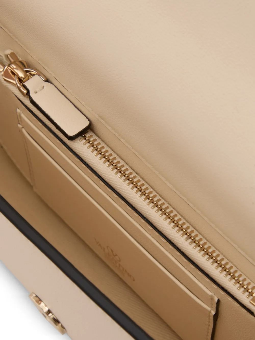 Valentino Garavani VLogo Walk kalfsleren buidel Beige