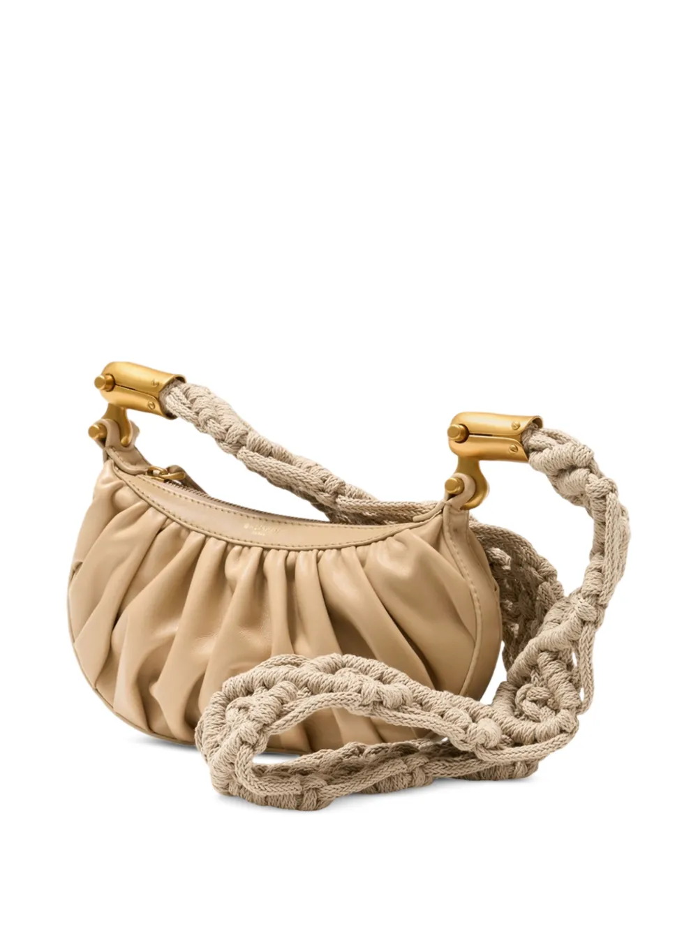 Balmain Ebene kleine crossbodytas Beige