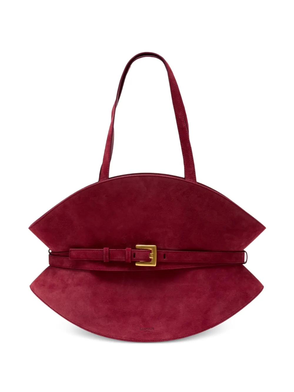 Balmain medium Shuffle shoulder bag - Rosso
