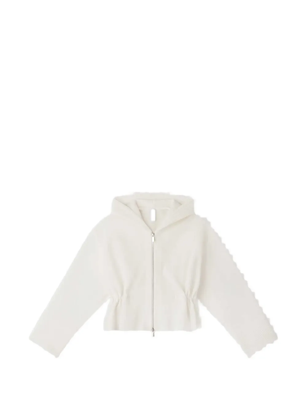 CFCL TC Milan cropped hooded cardigan - White