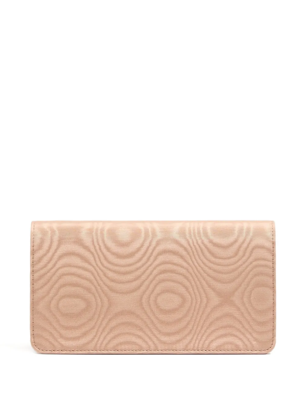 Valentino Garavani VLogo Signature portemonnee van Moiré stof met verfraaid logo Roze