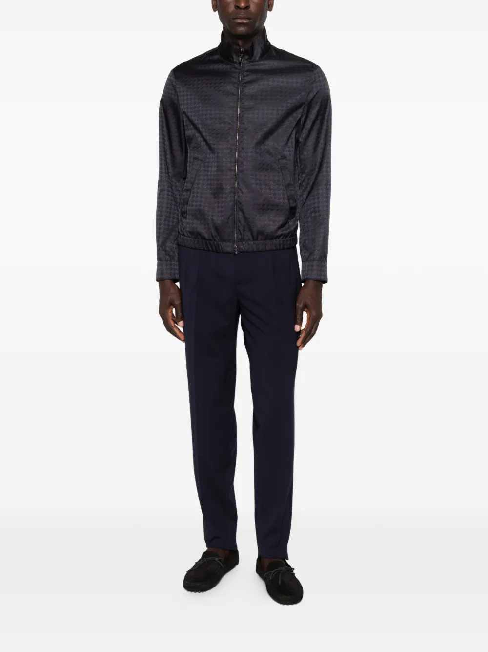 Zegna Broek met elastische taille Blauw