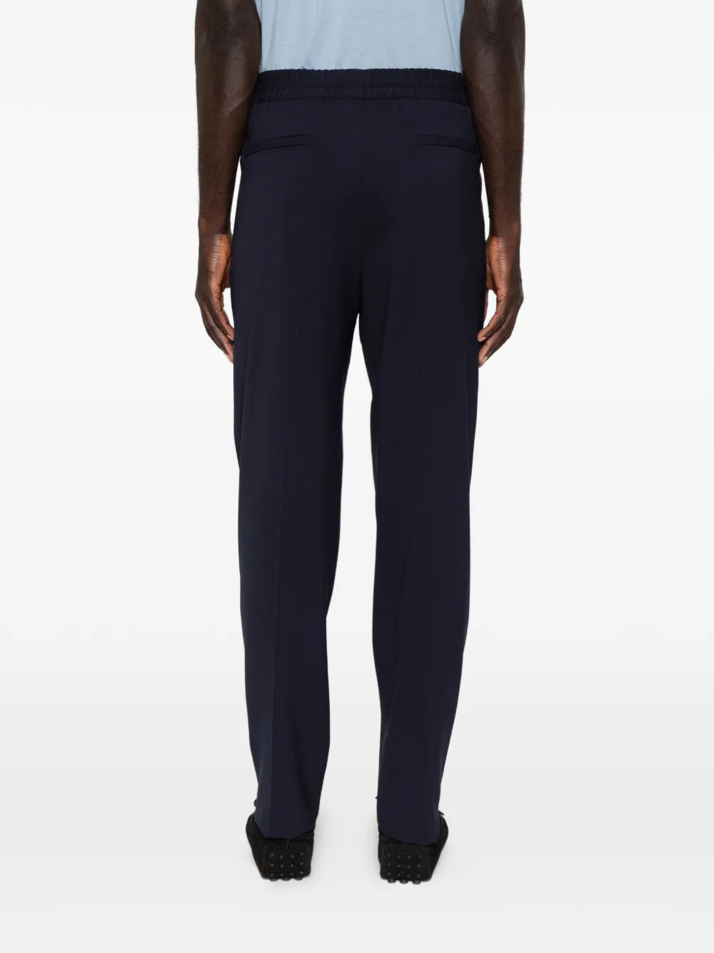 Zegna Broek met elastische taille Blauw