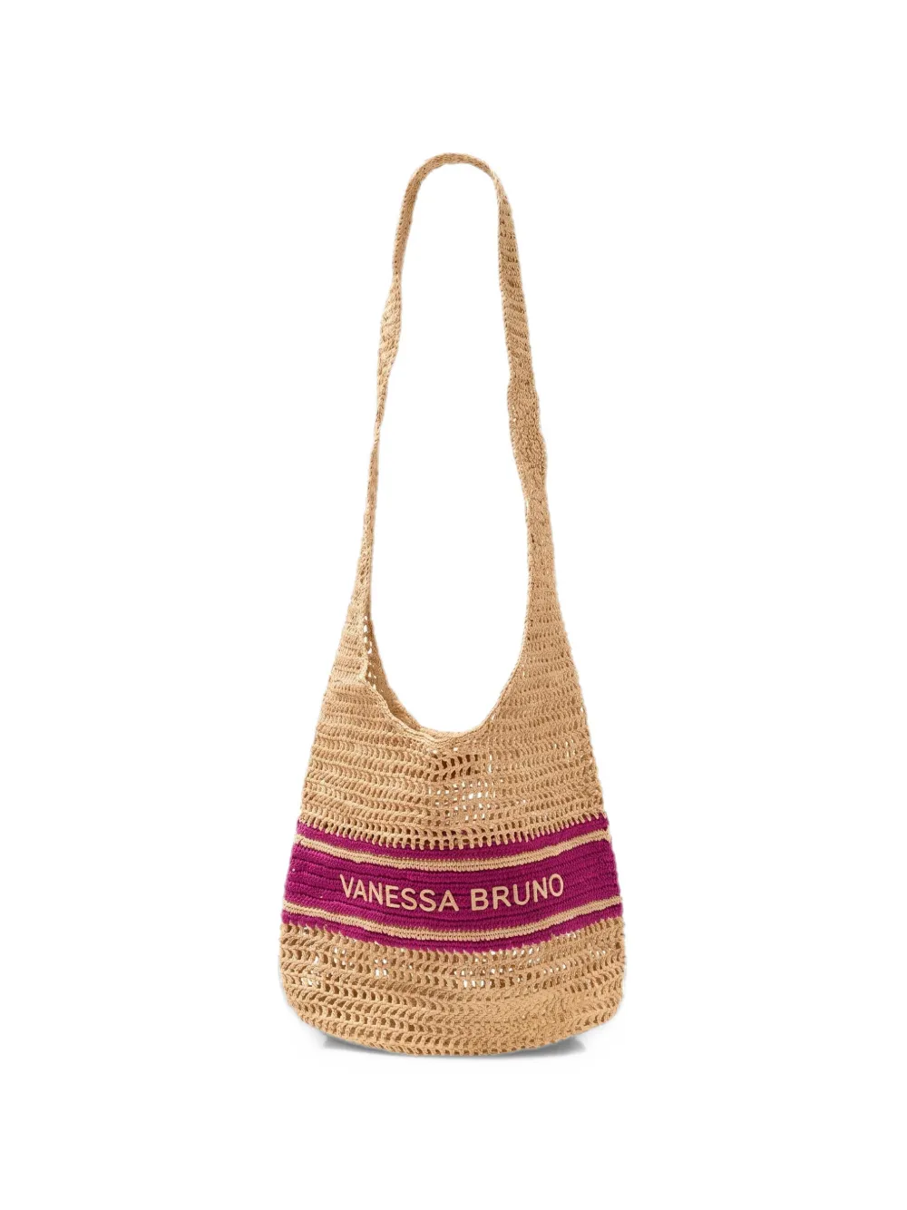 Vanessa Bruno woven raffia shoulder bag - Toni neutri