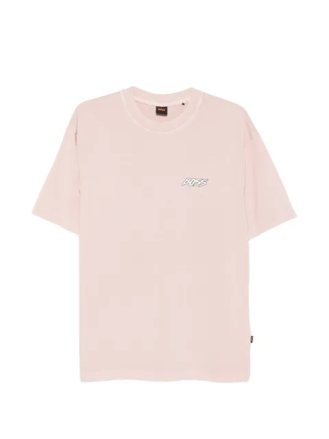 BOSS surfboard-print T-shirt