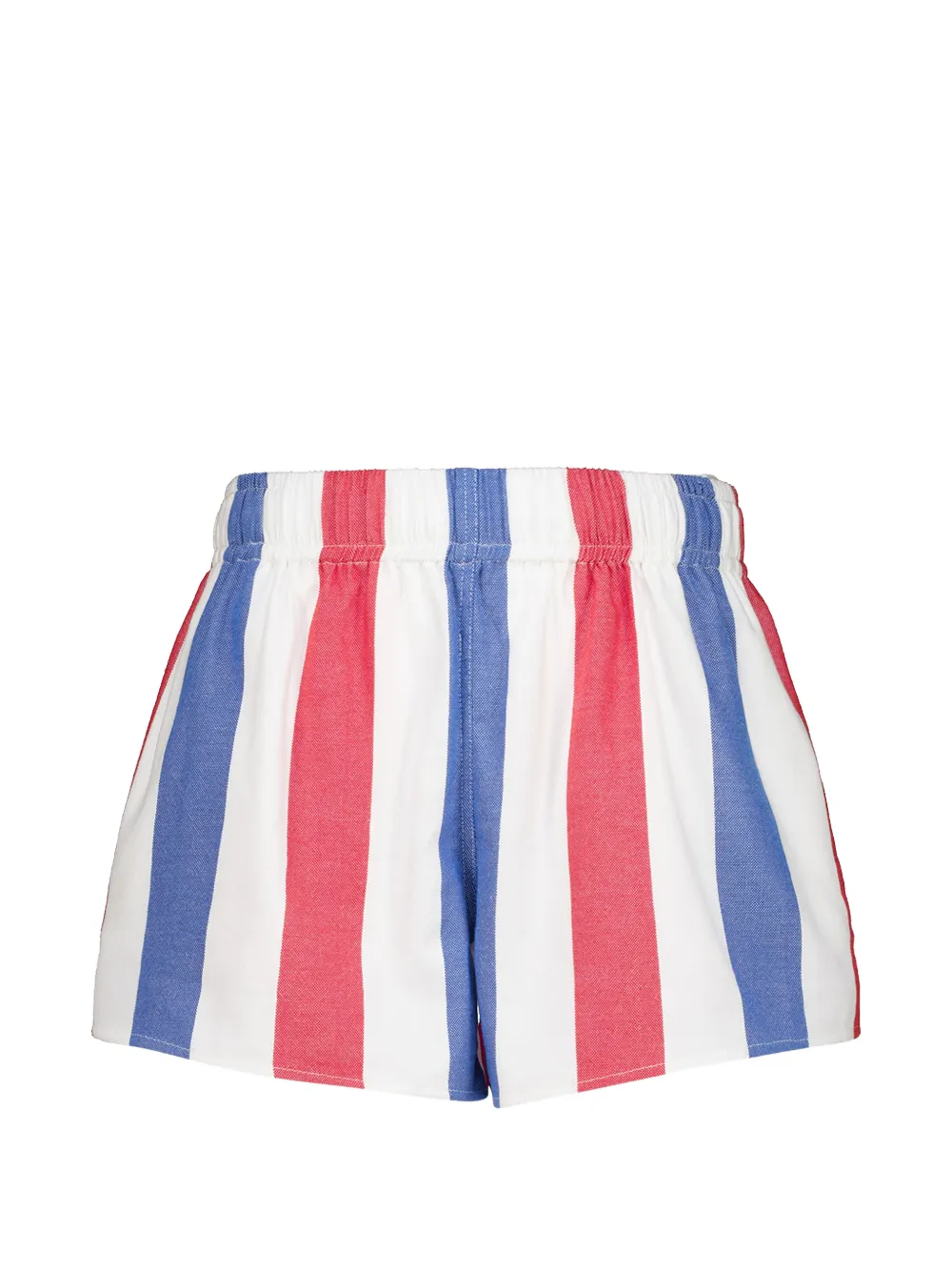 Marrakshi Life striped cotton shorts - White