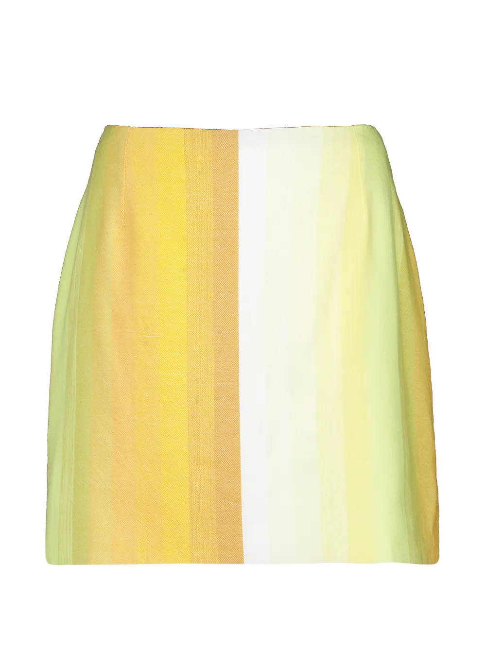 Marrakshi Life striped cotton skirt - Giallo
