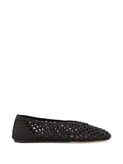 Le Monde Beryl Regency knotted leather ballet flats