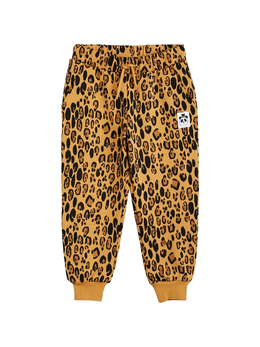 Mini Rodini leopard-print track pants - Toni neutri