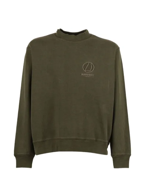Murphy&Nye Sheave logo-embroidery sweatshirt 