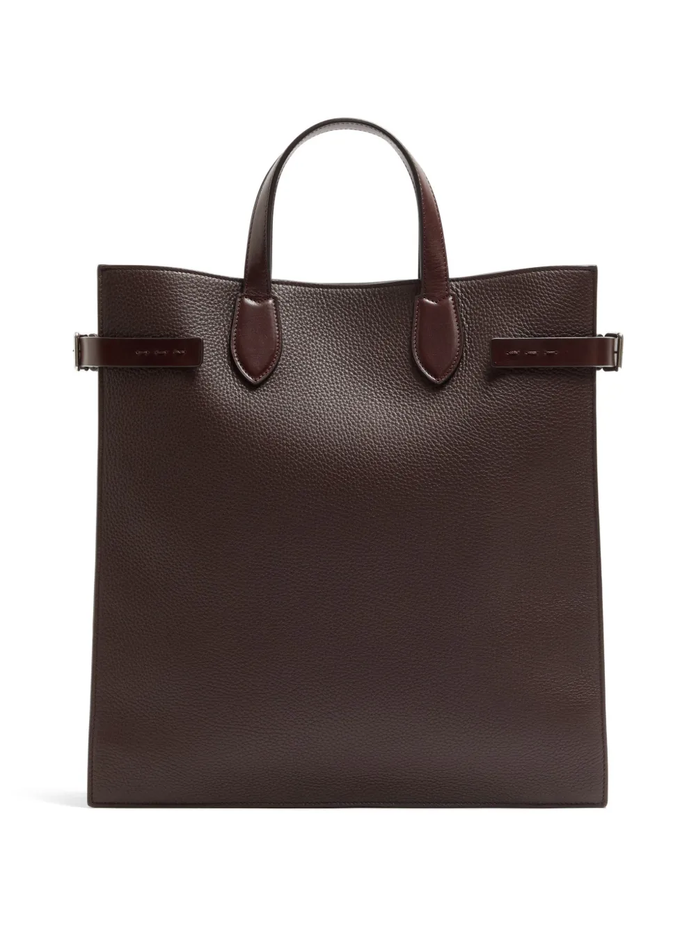 Valentino Garavani Antibes medium shopper van korrelig leer Bruin