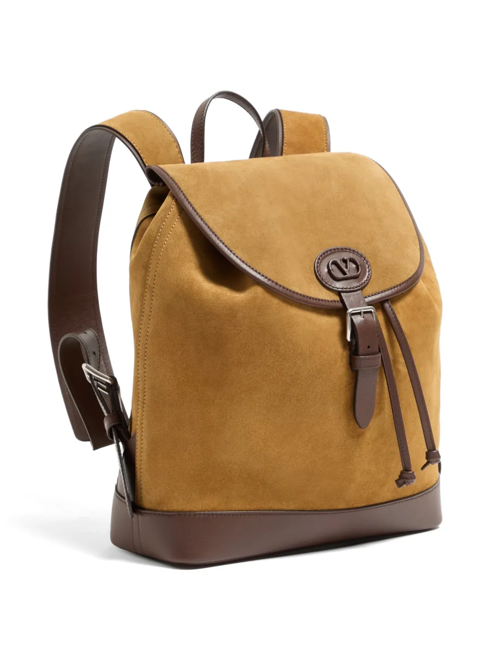 Valentino Garavani Antibes suède rugzak Beige