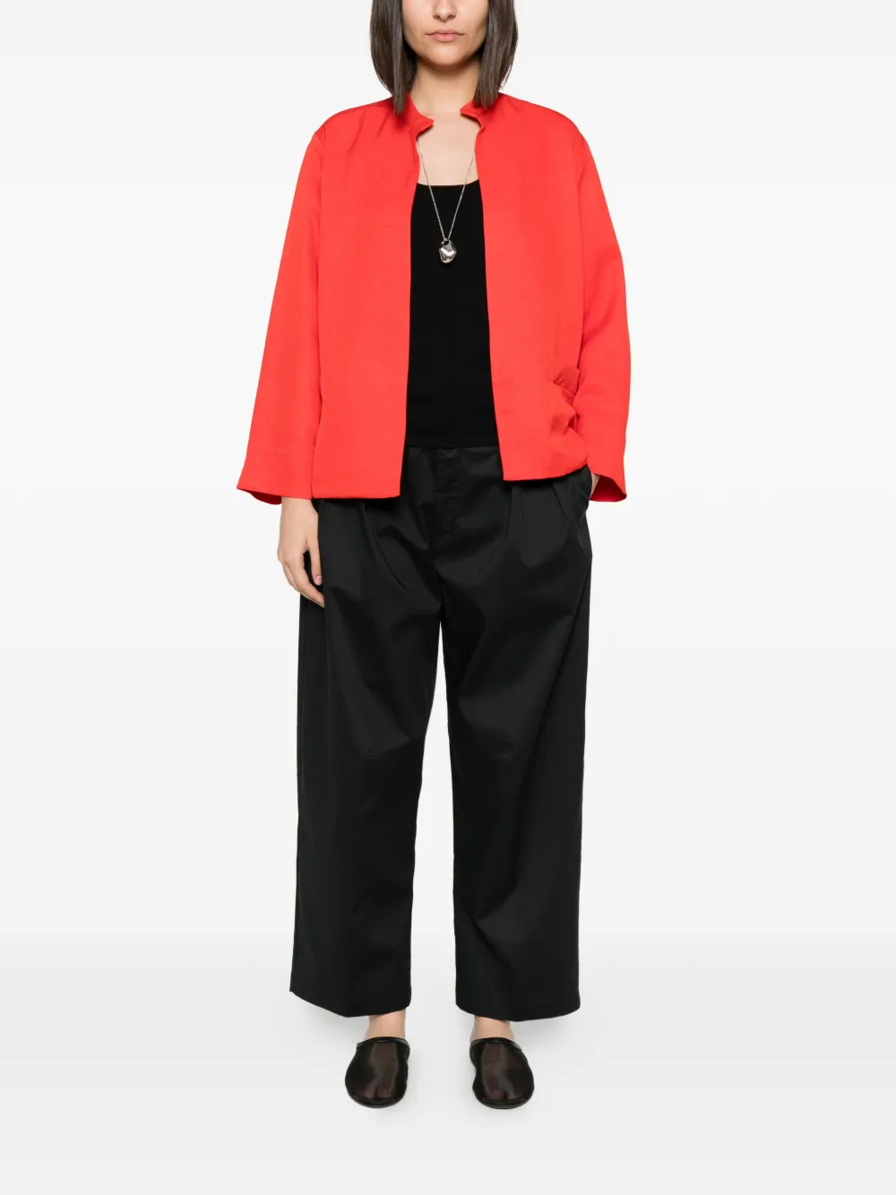  Why Ci Chaqueta De Manga Larga - Rojo 