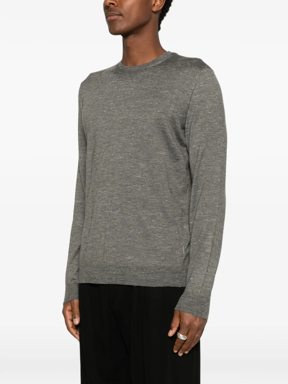 Zegna Fijngebreide top Grijs