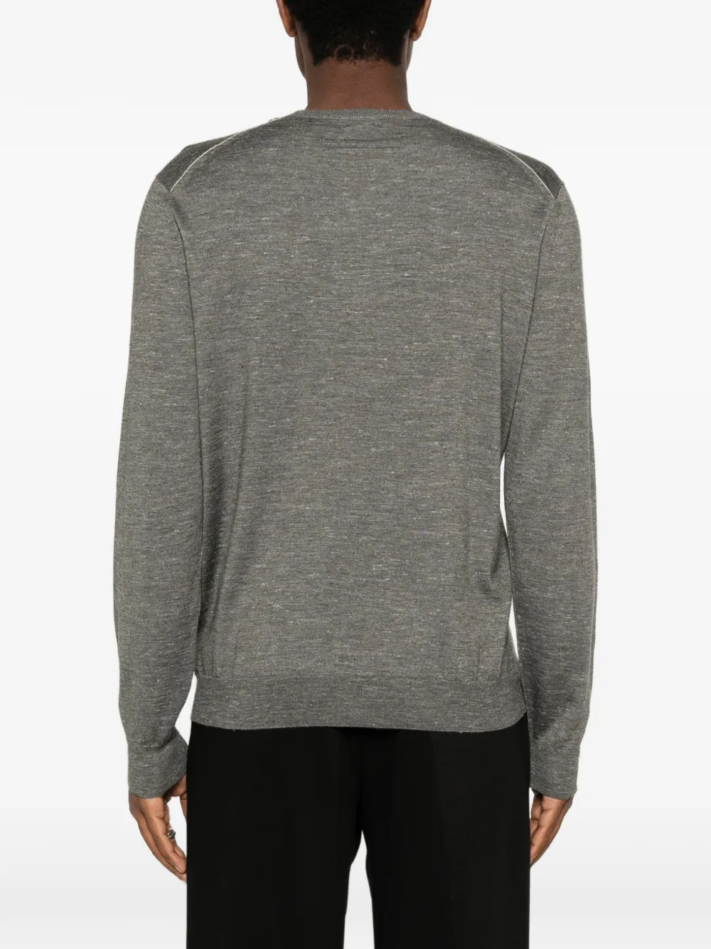 Zegna Fijngebreide top Grijs