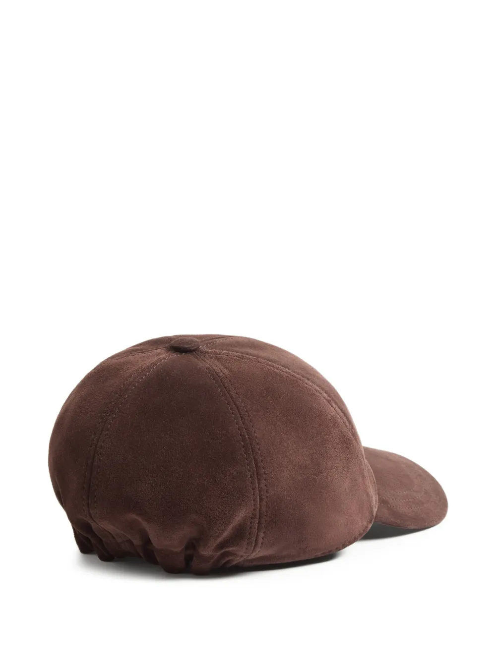 Valentino Garavani VLogo Signature suède honkbalpet Bruin
