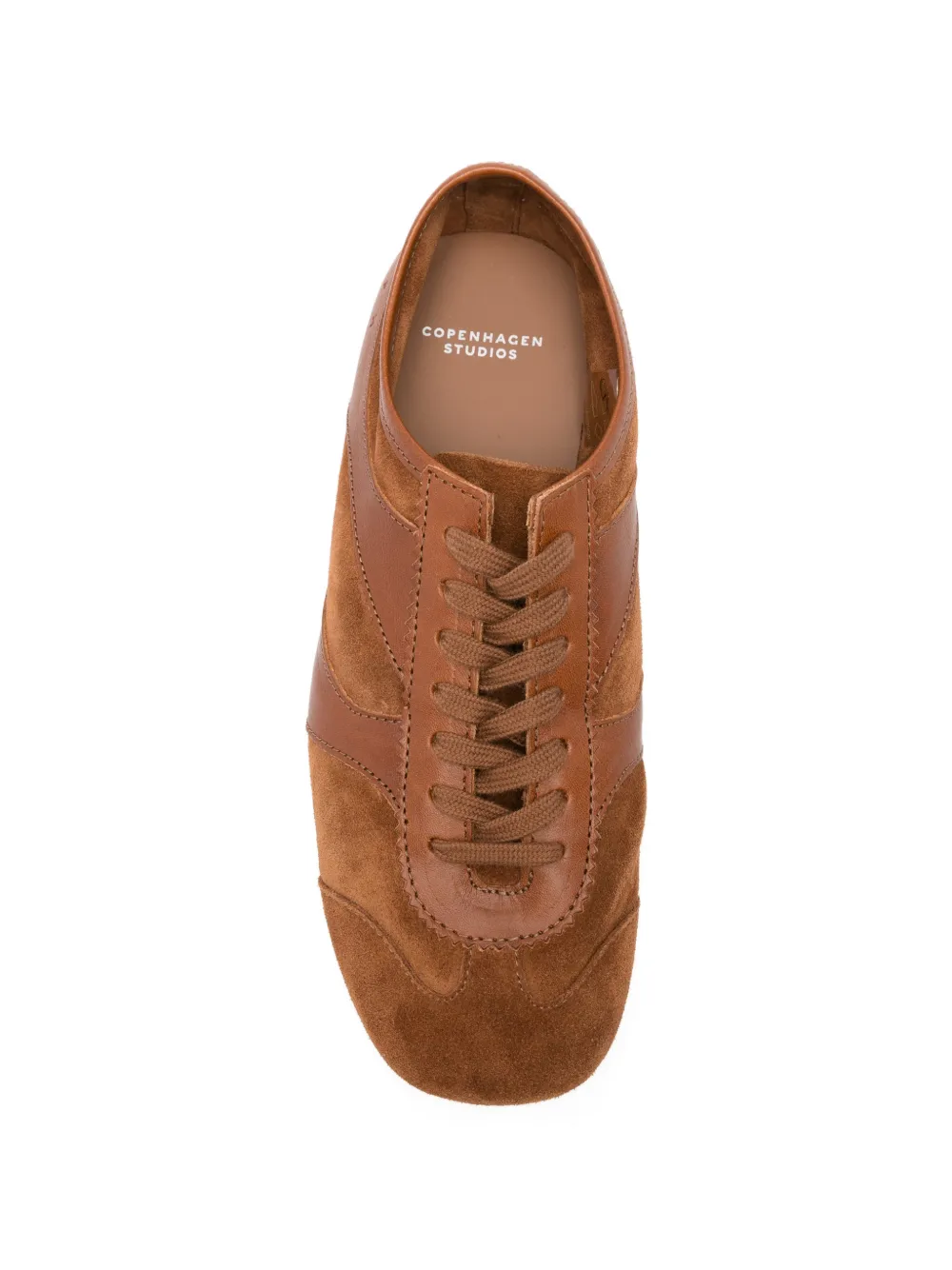 Copenhagen panelled leather sneakers Bruin
