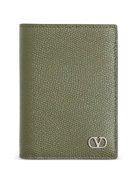 Valentino Garavani VLogo Signature Cardholder In Grainy Calfskin