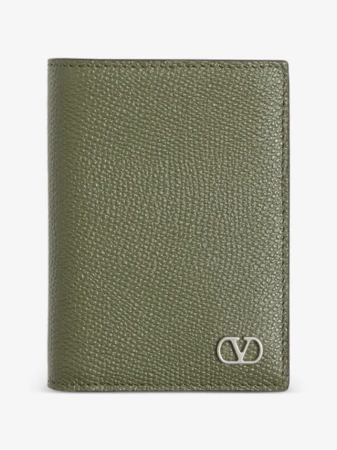 Valentino Garavani VLogo Signature cardholder in grainy calfskin