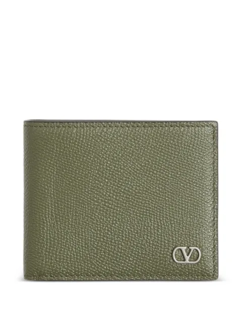 Valentino Garavani VLogo Signature grainy calfskin wallet