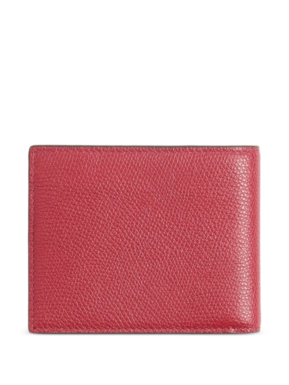 Valentino Garavani VLogo Signature portemonnee van bewerkt leer Rood