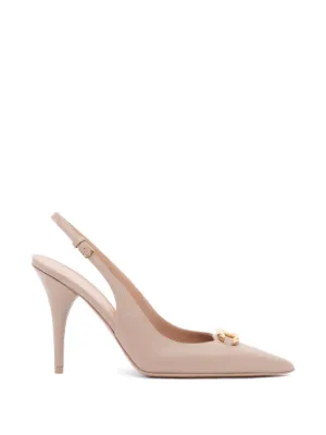 Valentino Garavani ロックスタッズ 85mm スリングバックパンプス