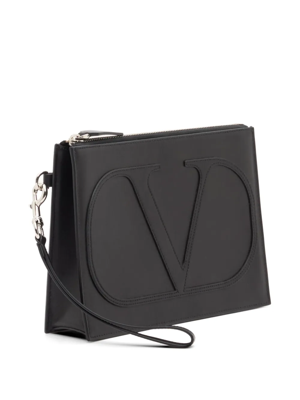 Valentino Garavani VLogo Signature XL kalfsleren buidel Zwart