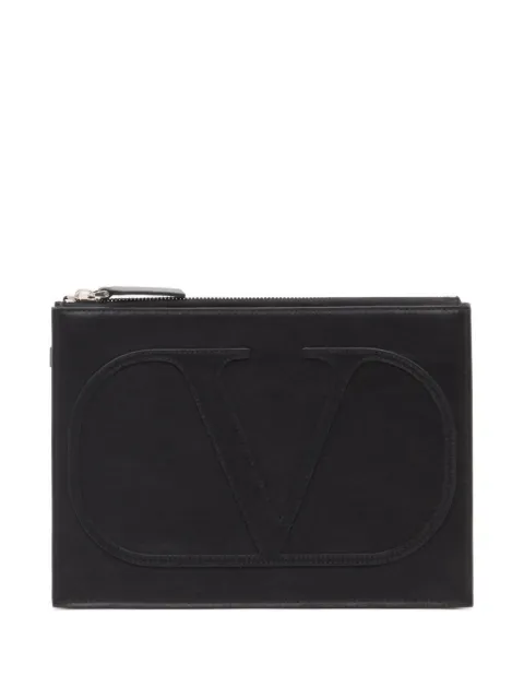 Valentino Garavani VLogo Signature XL calfskin pouch