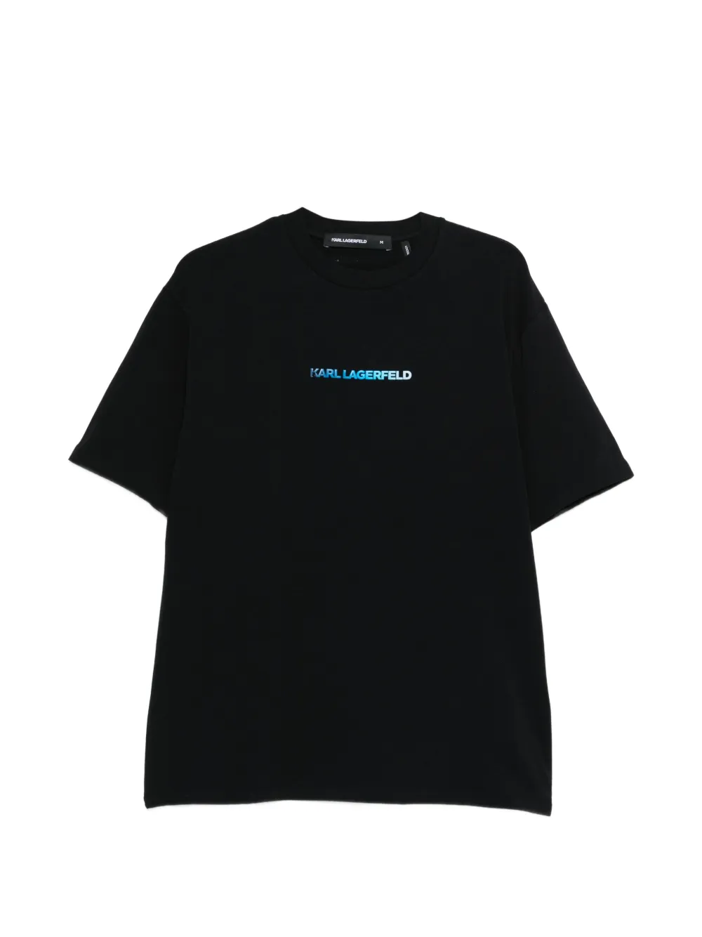 Karl Lagerfeld logo-print T-shirt - Nero