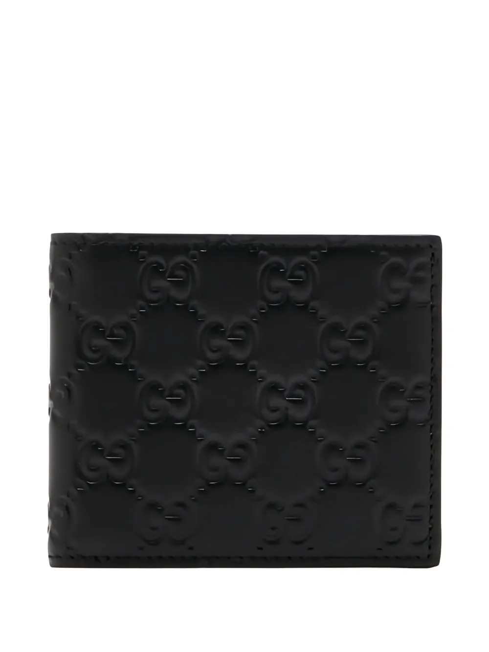 Gucci Arabella monogram leather wallet - Schwarz