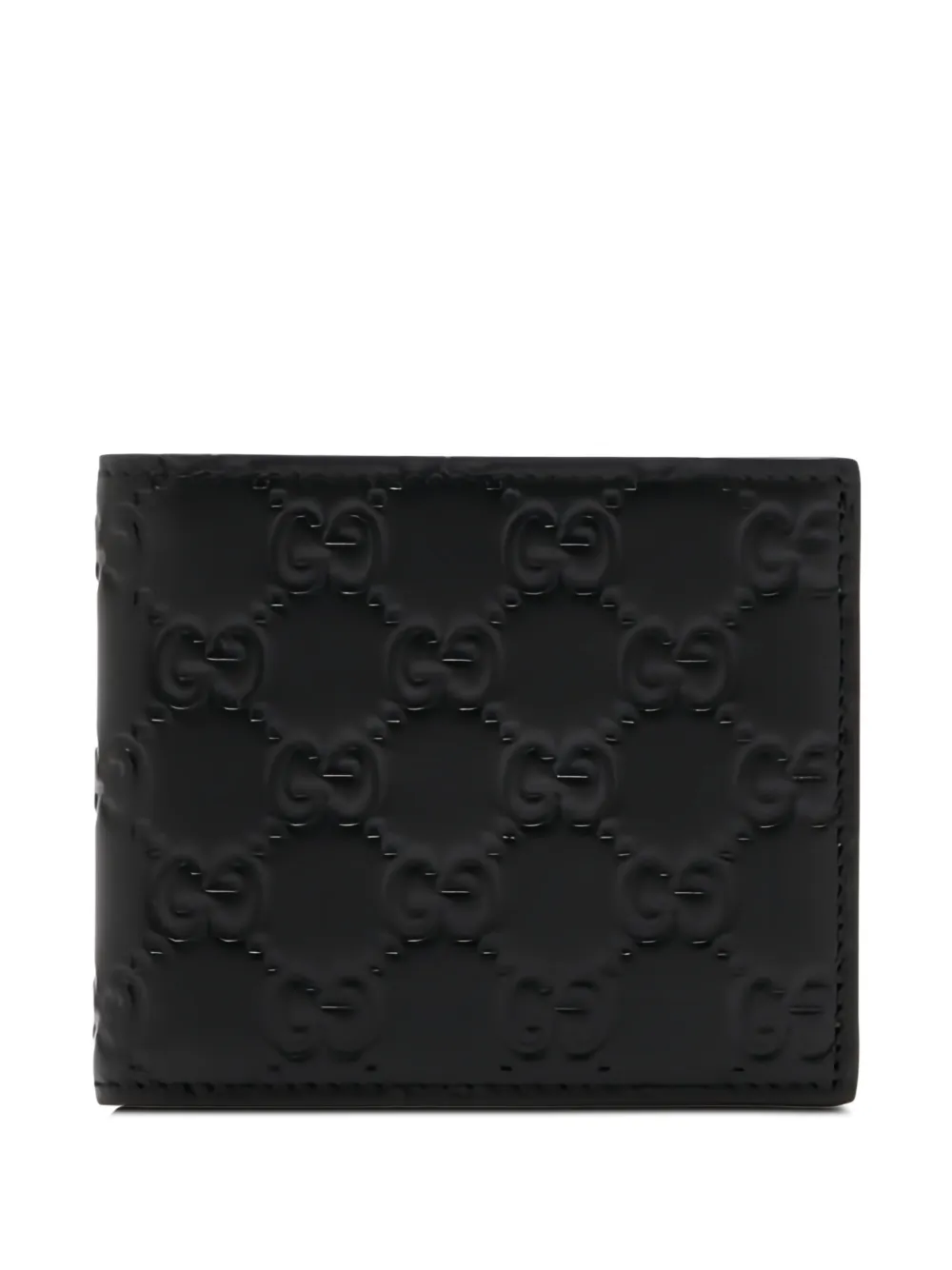Gucci Arabella monogram leather wallet - Schwarz