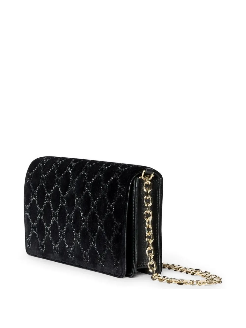 Gucci Kleine crossbodytas verfraaid met kristallen Zwart