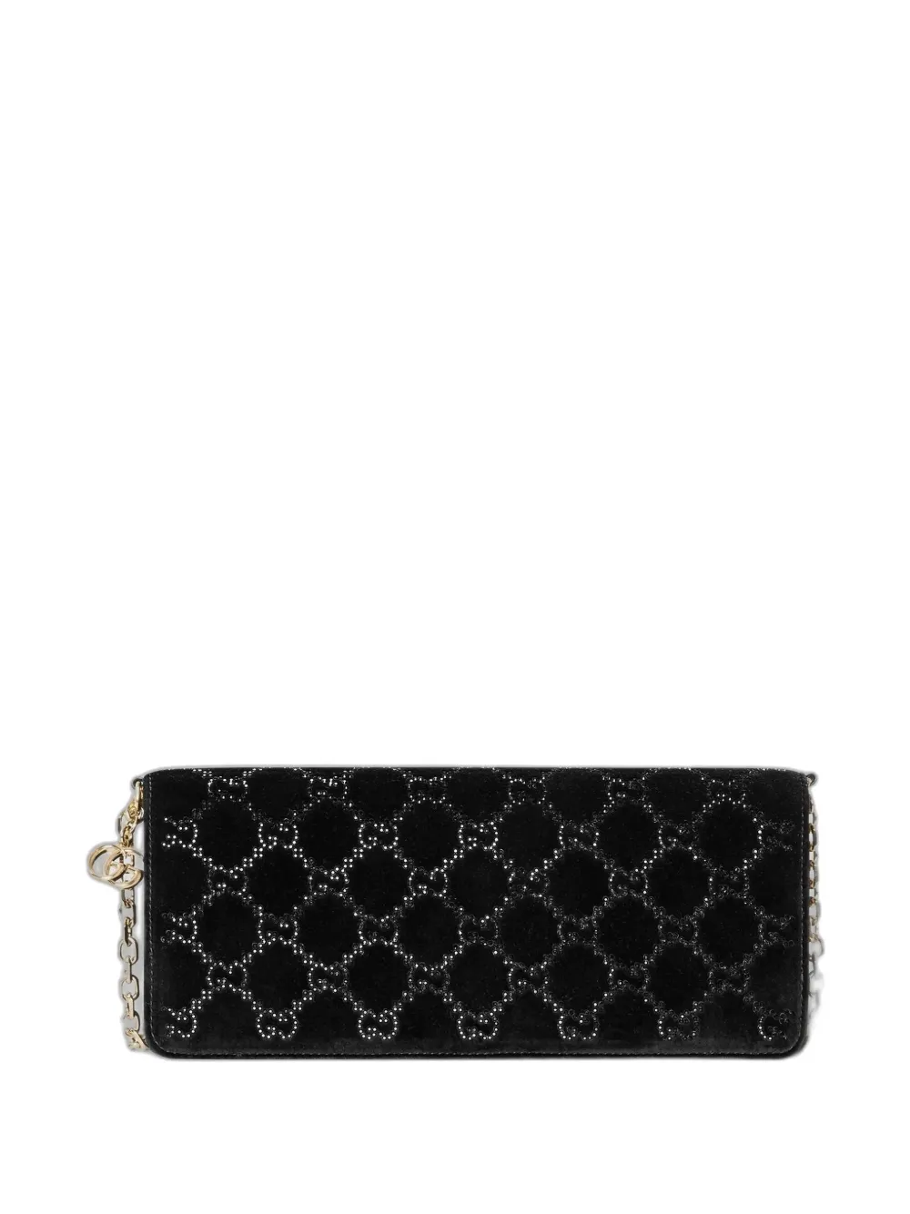 Gucci Kleine crossbodytas verfraaid met kristallen Zwart