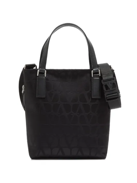 Valentino Garavani mini sac Toile Iconographe en tissu technique avec détails en cuir