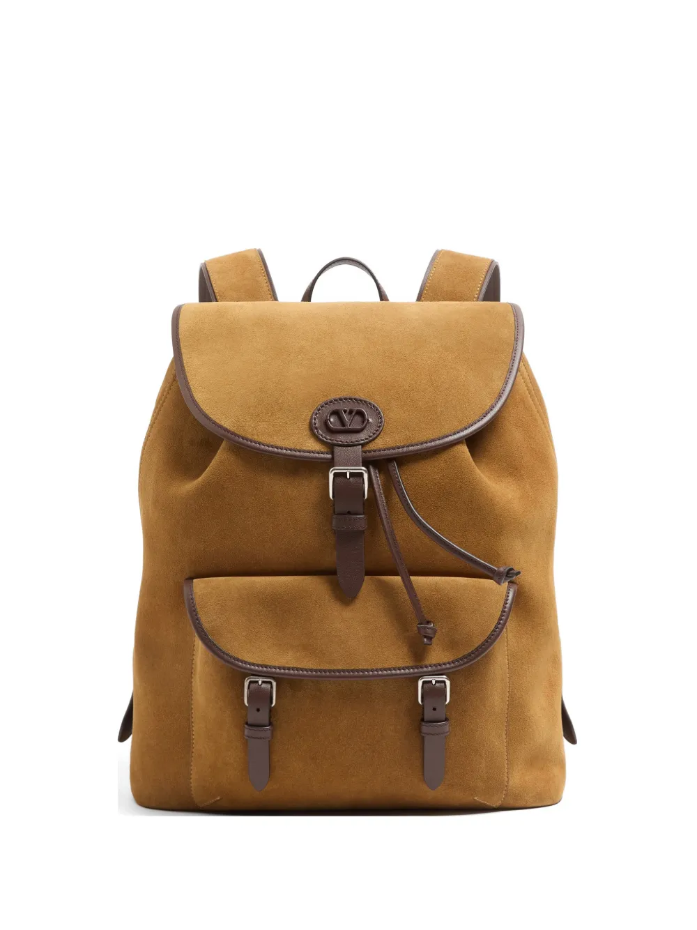 Valentino Garavani Antibes suede backpack - Toni neutri