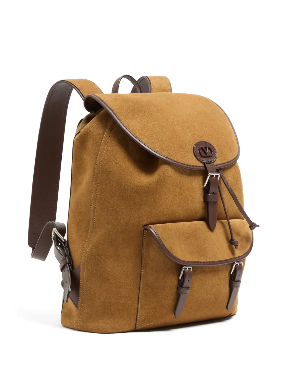 Valentino Garavani Antibes suède rugzak Beige