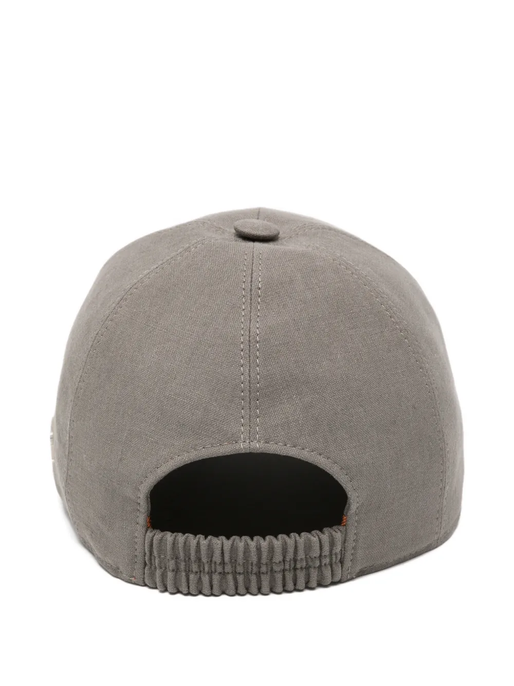 Zegna Oasi Lino honkbalpet Grijs