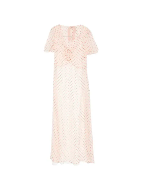 Nº21 polka-dot midi dress