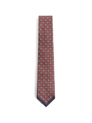 Valentino Garavani Valentie micro-check Silk Tie | Red | FARFETCH