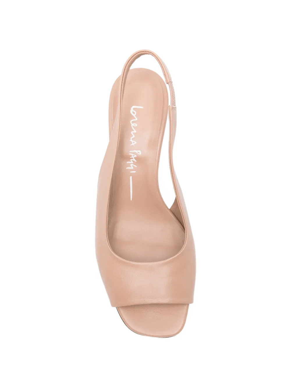 lorena paggi Slingback sandalen Beige